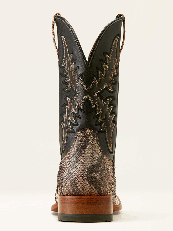 Ariat Men's Dry Gulch Python Cowboy Boots - Tan Ancient Black - Western Style Leather Boots for Rodeo, Country Dancing & Outdoor Adventures