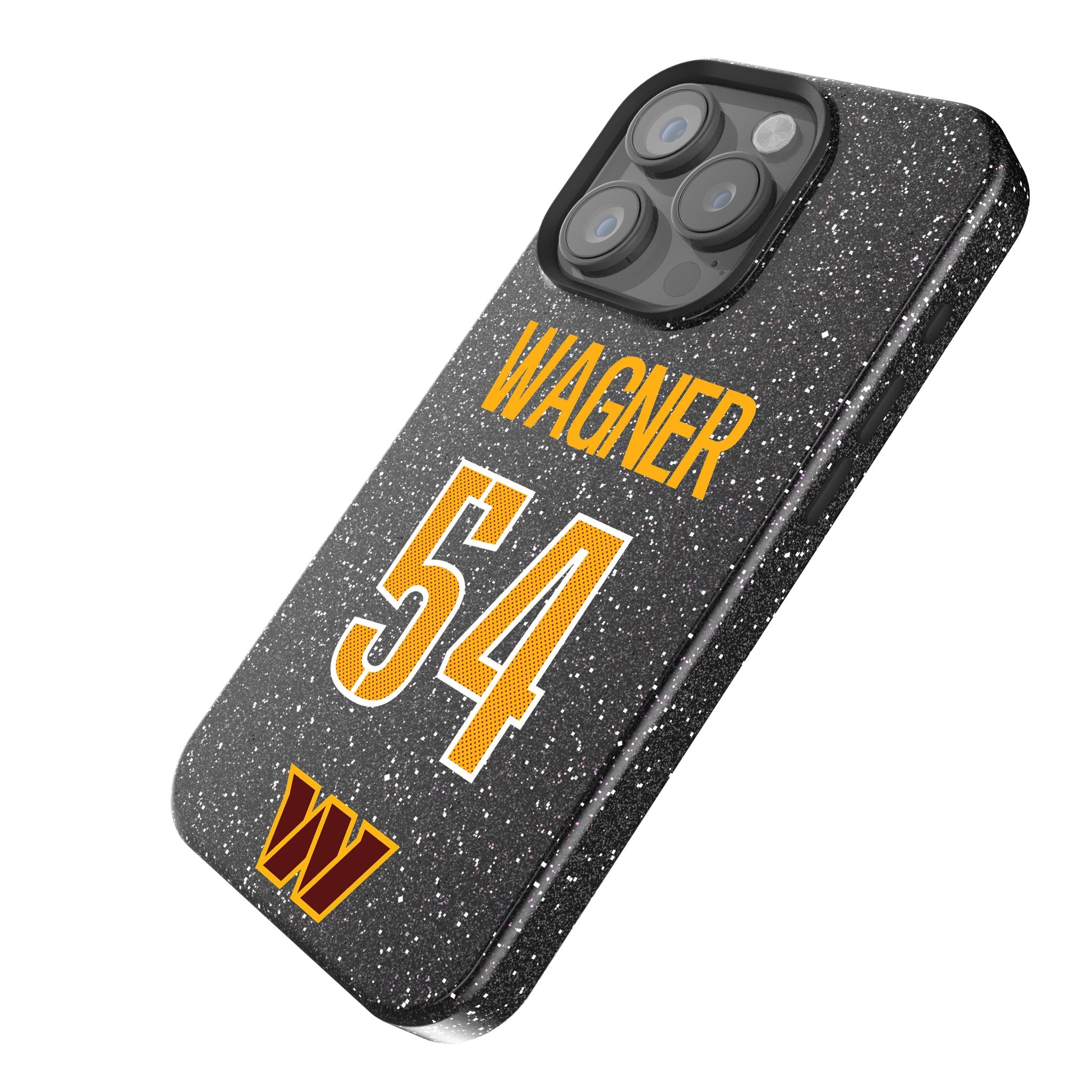 Bobby Wagner Washington Commanders 54 Rhinestone Bling Phone Case for iPhone & Samsung - Perfect for Football Fans & Game Day Accessories