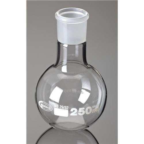 United Scientific Supplies FRB057-500 Round Bottom Boiling Flask with Ground Glass Joint - Perfect for Chemistry Labs & Science Experiments