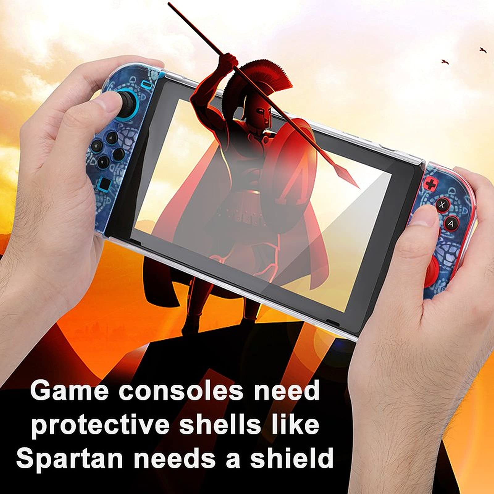 Sea Turtle Blue Protective Case Cover Compatible with Nintendo Switch - Durable Shell Design for Travel & Gaming On-The-Go