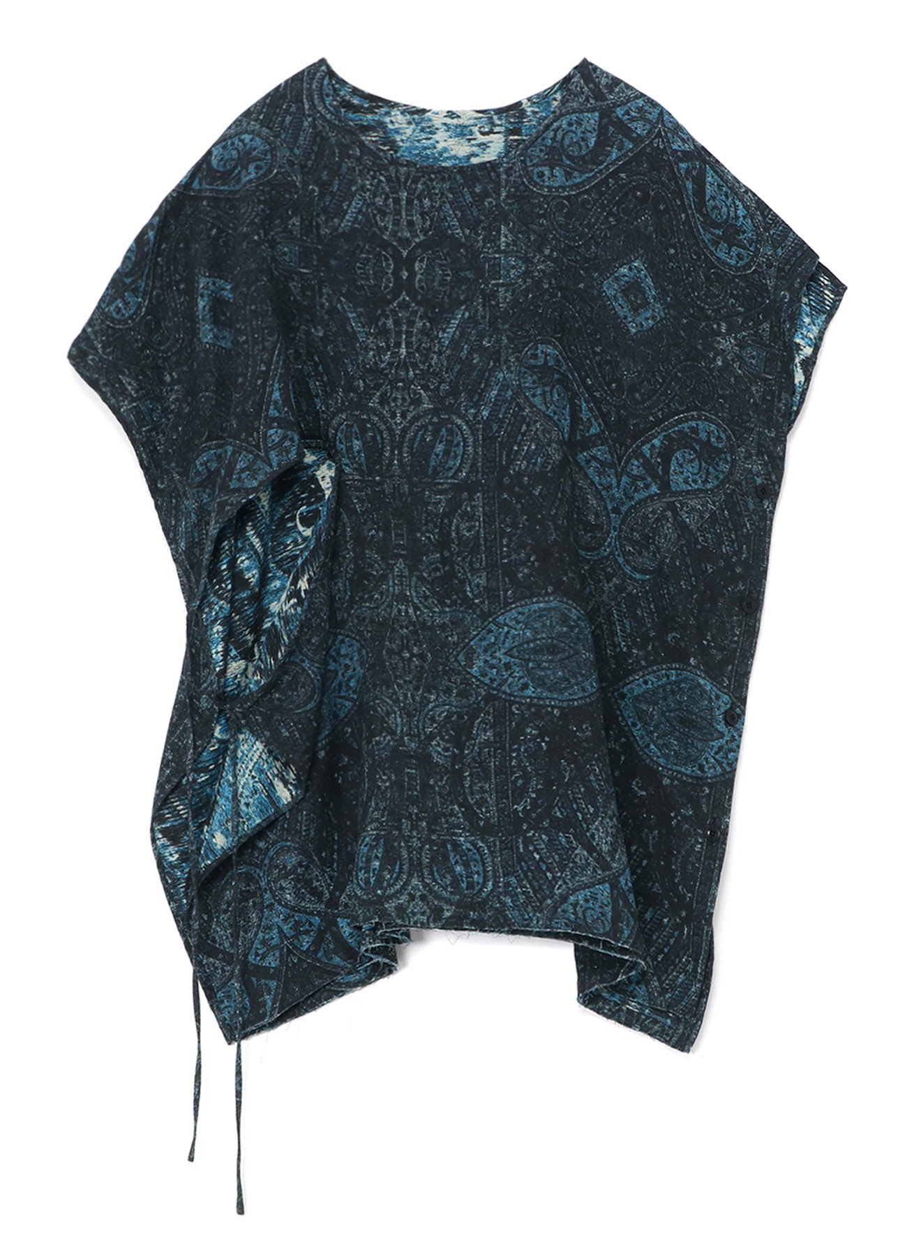 Stylish Cotton Gauze Blouse with Indian Jacquard Print - Perfect for Boho Chic, Casual Outfits & Summer Fashion