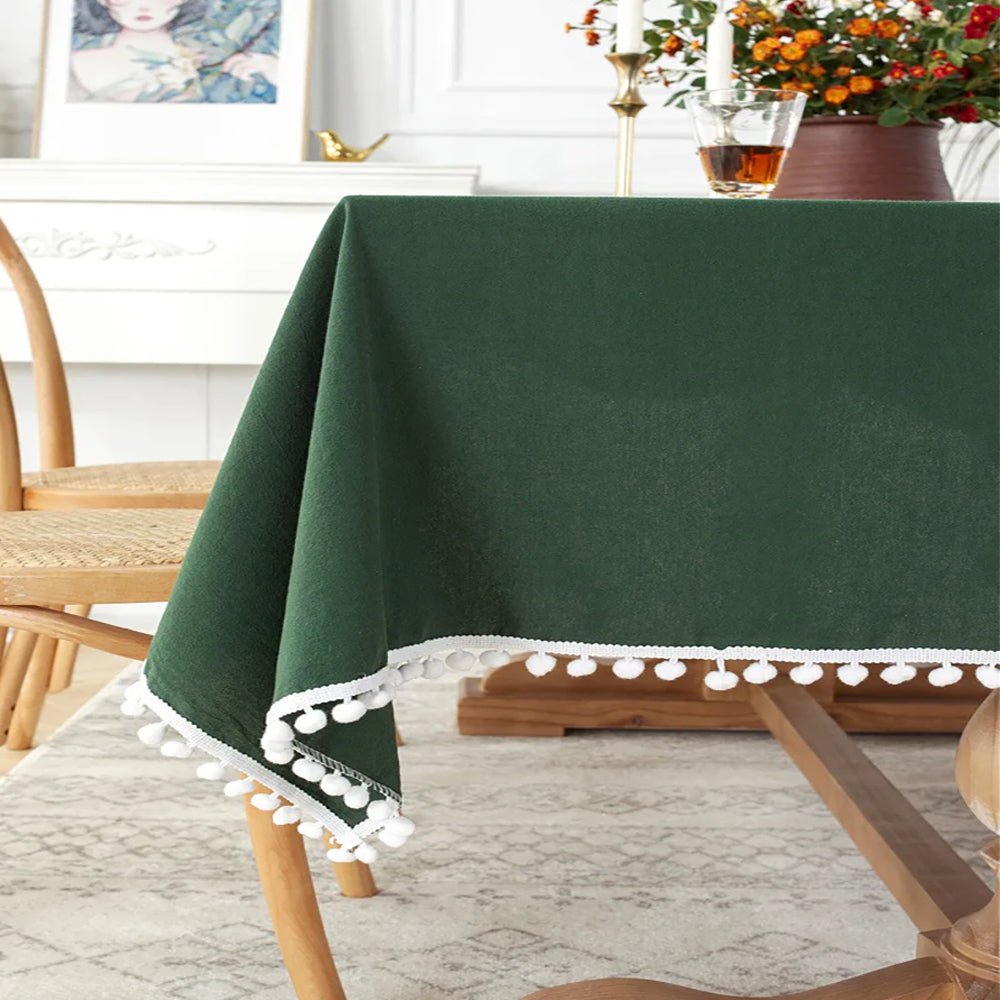 Premium Arkansas Cotton Tablecloth – Soft, Durable & Washable – Perfect for Dining, Parties & Home Decor