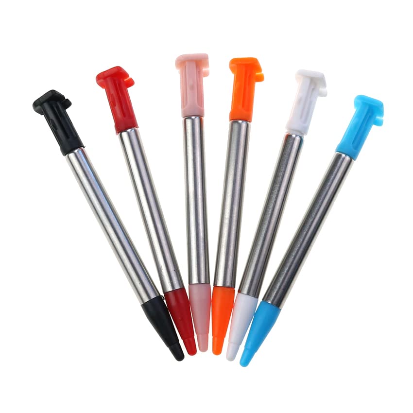 Premium Metal Adjustable Touch Stylus Pen for Nintendo New 2DS XL/LL - Precision Gaming Stylus with Ergonomic Design (Red) - Perfect for Gaming, Drawing & Touchscreen Navigation