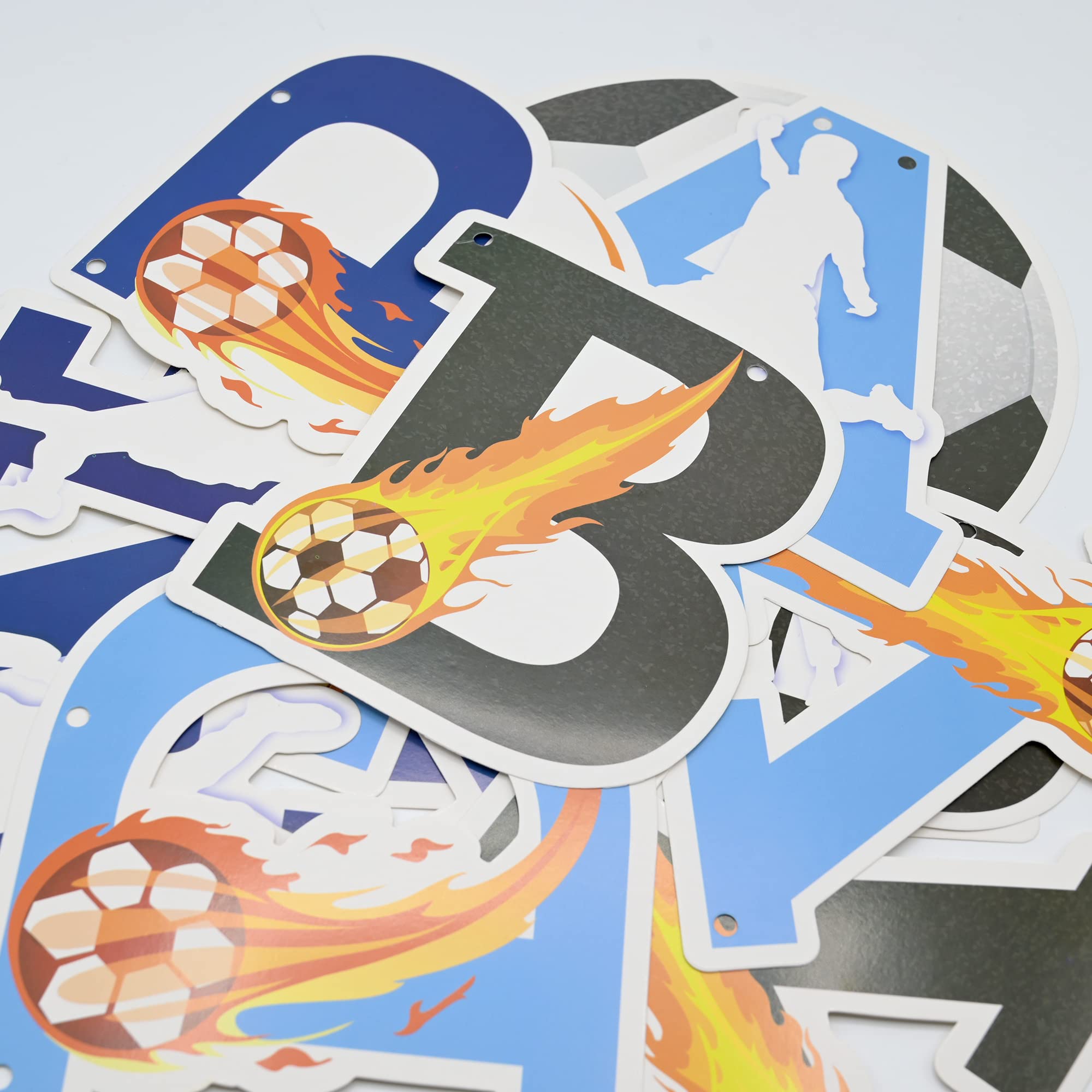 Football Birthday Banner - Happy Birthday Party Decorations for Kids | Custom Bunting Banner for Sports Themed Parties, Game Day Celebrations & Birthday Decor