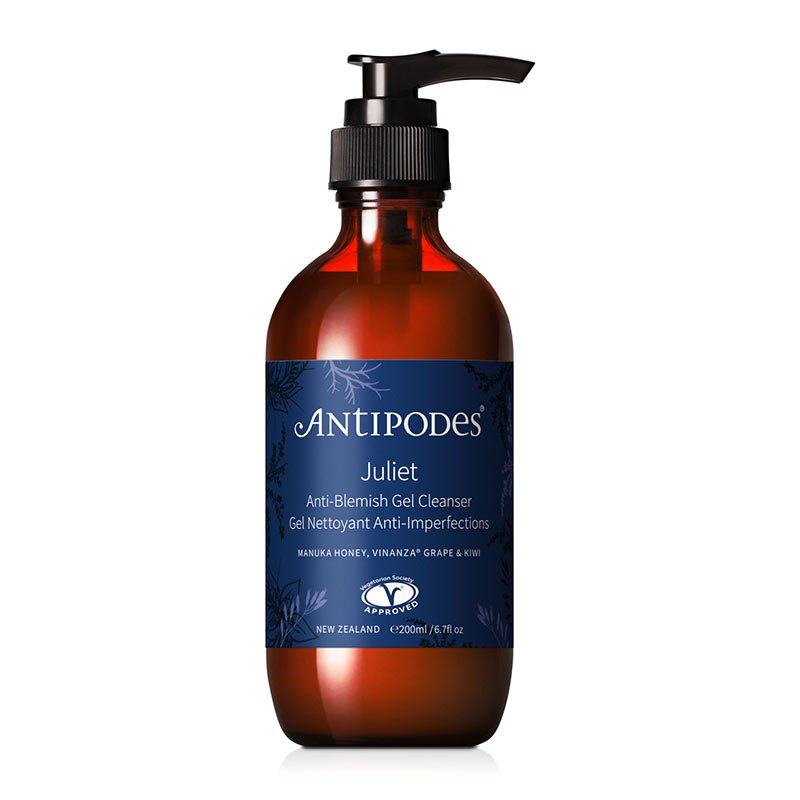 Antipodes Juliet Anti Blemish Gel Cleanser - Natural Acne Treatment Face Wash for Clear Skin | Perfect for Daily Skincare Routine & Sensitive Skin Care