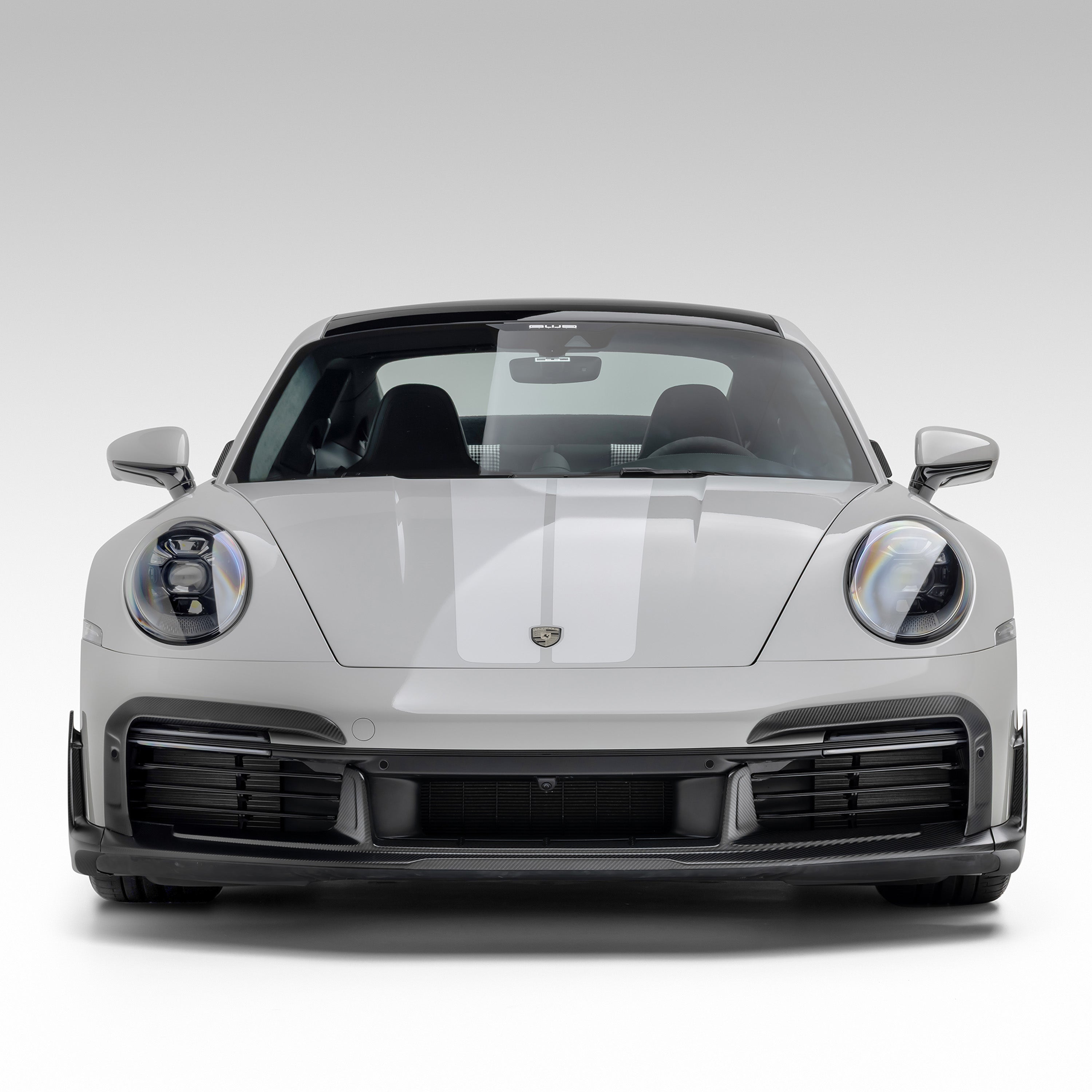 Porsche 992 Turbo S Aero Front Spoiler with Winglets - High-Performance Carbon Fiber Lip for 911 Turbo S (2019-2023) - Track & Street Racing Upgrade