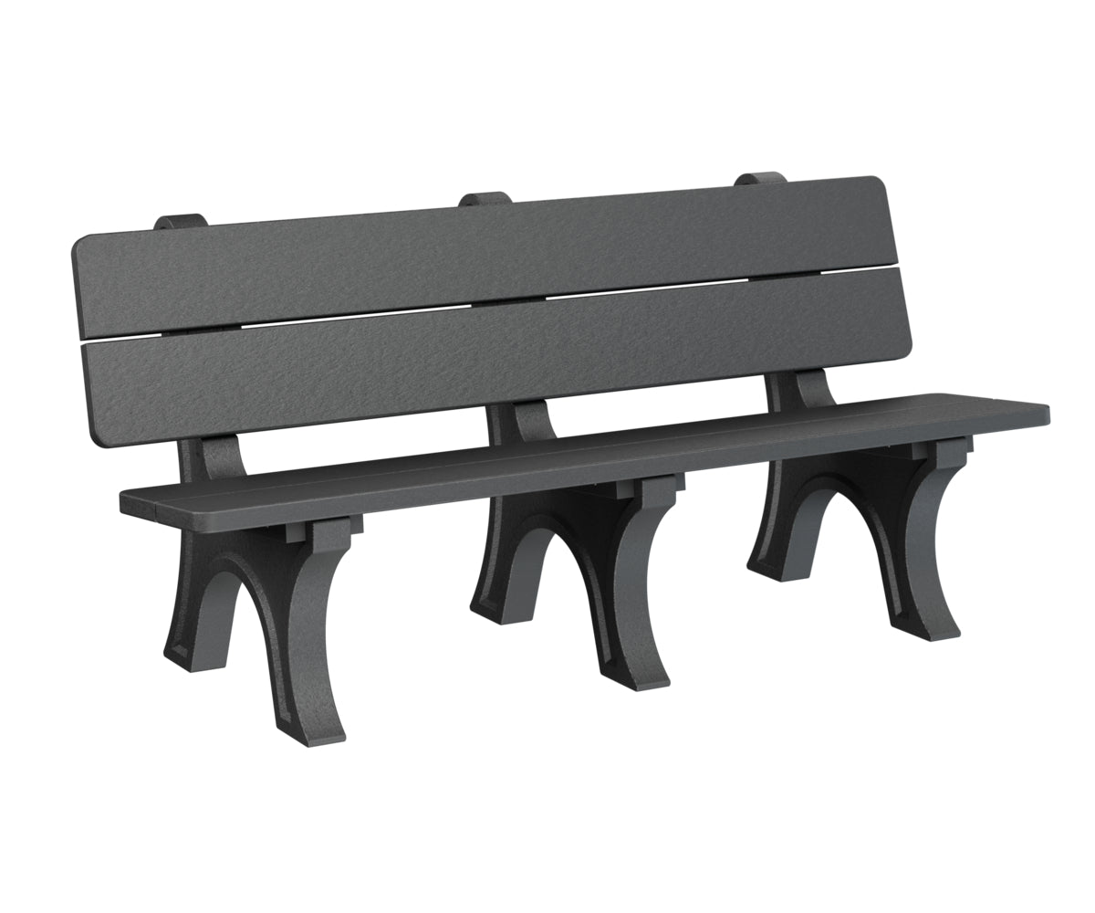 Berlin Gardens Park Bench - Durable Outdoor Wooden Bench for Garden, Patio & Backyard - Perfect for Relaxing, Picnics & Outdoor Gatherings