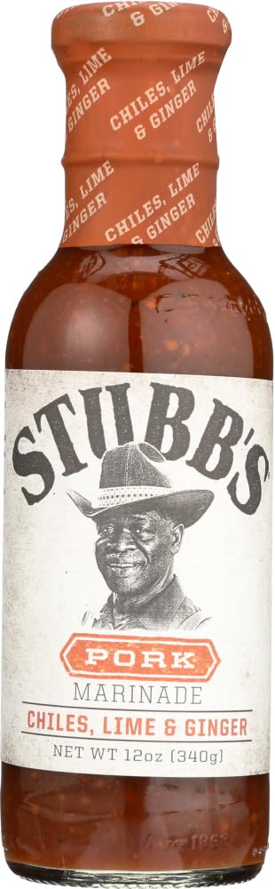 Stubb's Pork Marinade - 12-Ounce Bottles (Pack of 12) | Premium BBQ Sauce for Grilling, Smoking & Roasting | Perfect for Pork Chops, Ribs & Pulled Pork