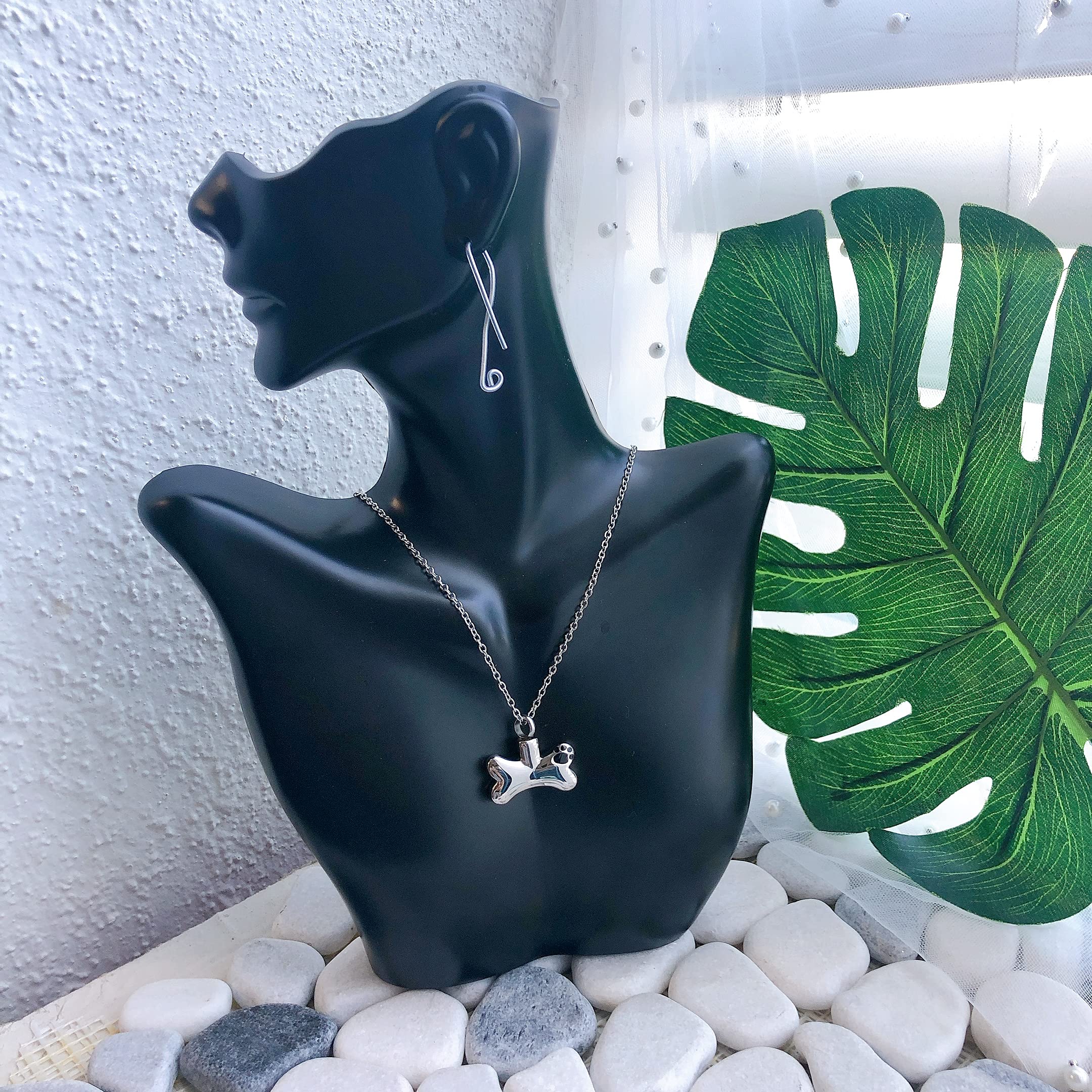 Stainless Steel Pet Memorial Necklace - Christian Dog Cremation Urn Pendant for Ashes, Keepsake Jewelry for Lost Pets | Perfect for Pet Owners to Carry Memories Always
