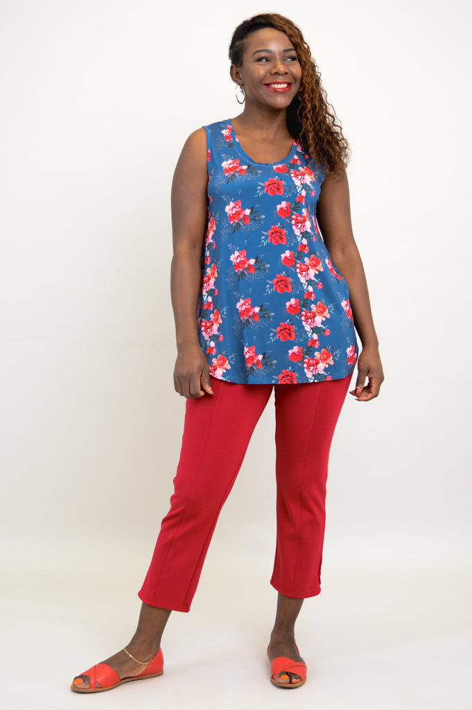 Jazz Tank Top - Rosaline Bamboo Fabric - Women's Casual & Comfortable Summer Tops - Perfect for Yoga, Beach & Everyday Wear