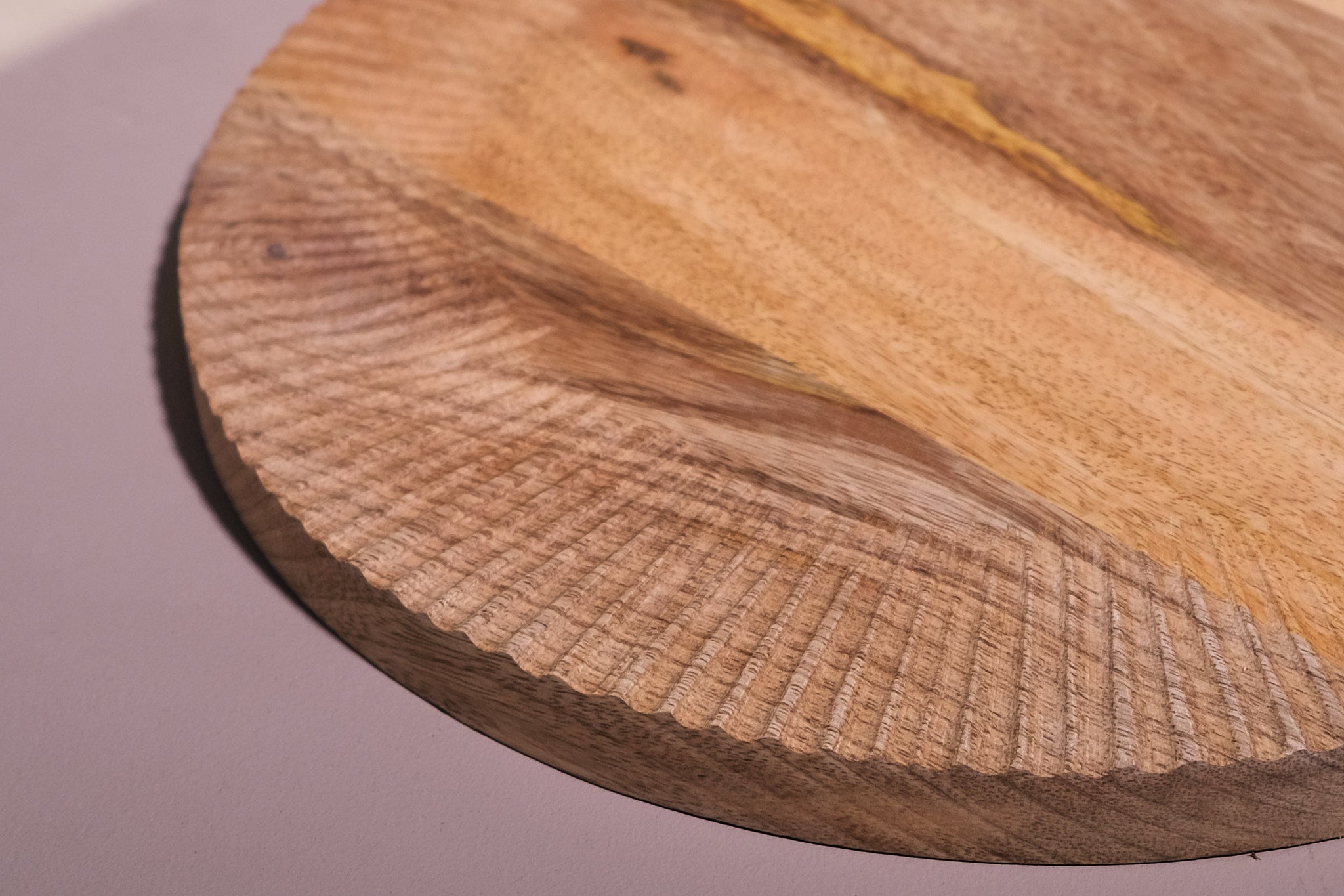 Handcrafted Etched Mango Wood Cutting Board - Durable Kitchen Chopping Block for Meat, Cheese & Vegetables - Perfect for Serving Charcuterie & Entertaining