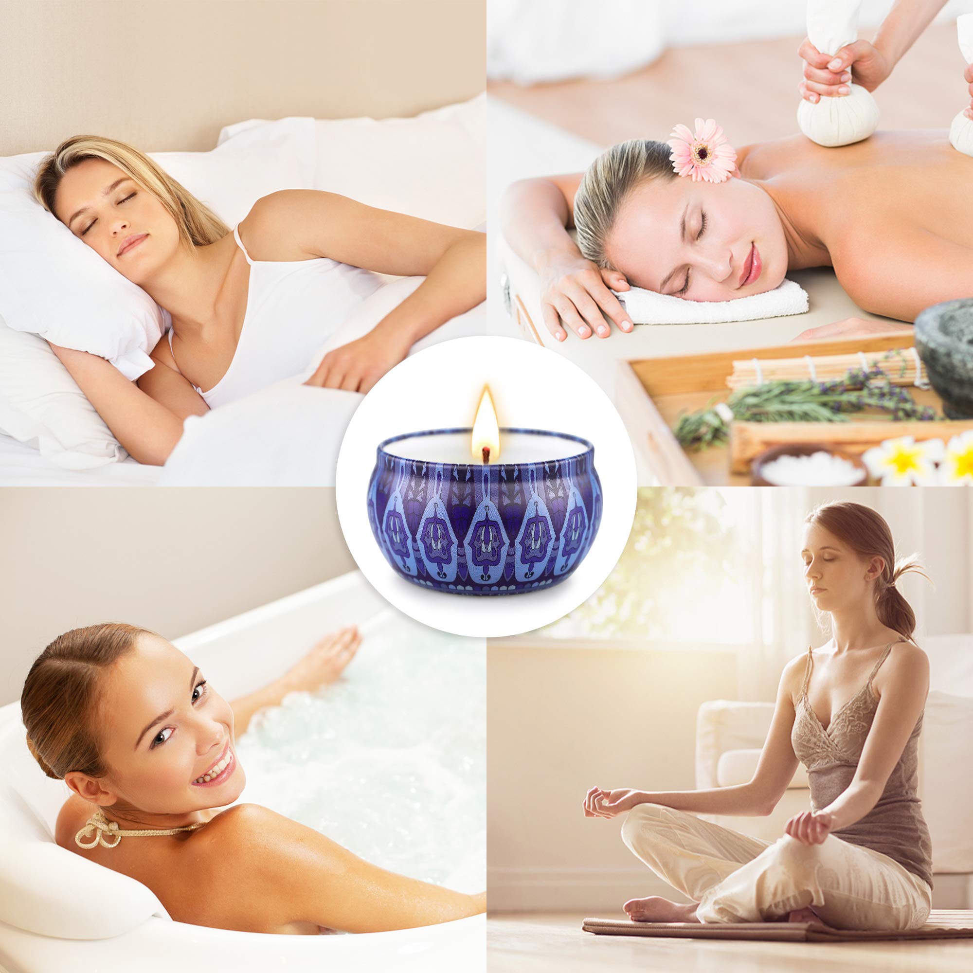 12 Pack Scented Candles Gift Set - 300 Hour Long Lasting Soy Wax Aromatherapy Candles for Home, Birthday Gifts for Women with Elegant Gift Box | Perfect for Relaxation, Meditation & Home Decor