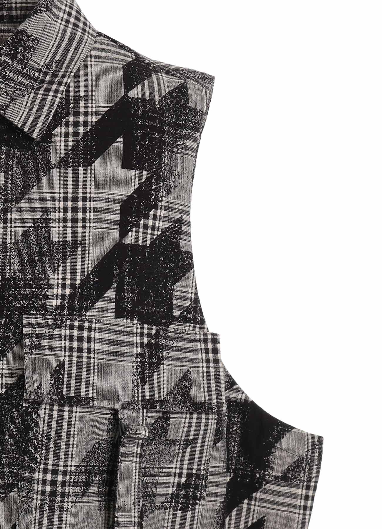 Stylish Cotton Linen Plaid Houndstooth Sleeveless Shirt Dress for Women | Casual Summer Dress for Outdoors, Office & Travel