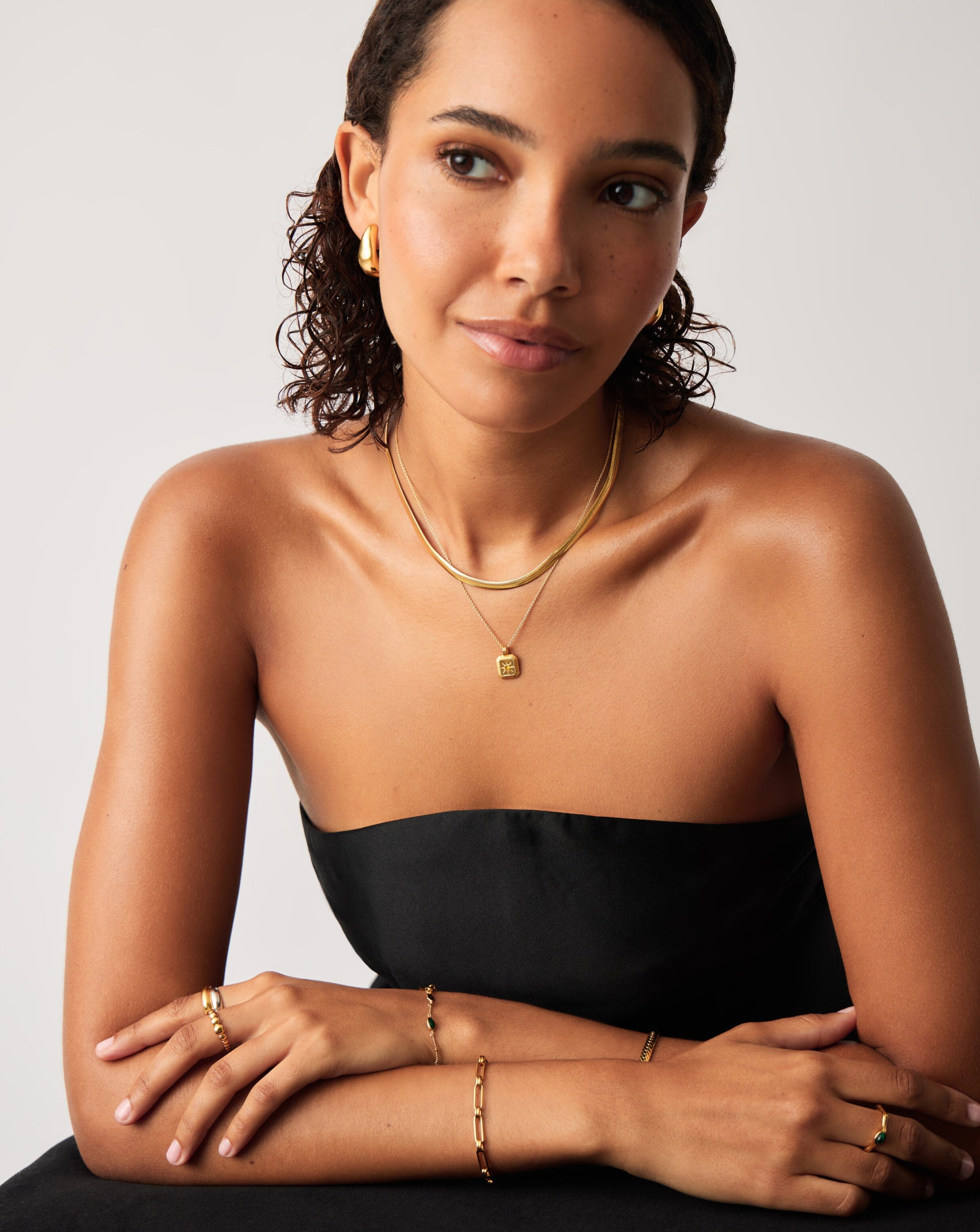 November Birthstone Pendant Necklace - 18k Gold Vermeil Citrine Jewelry for Women | Elegant Gift for Birthday, Anniversary & Special Occasions