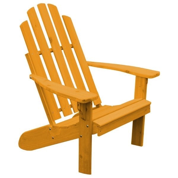 Premium Western Red Cedar Kennebunkport Adirondack Chair - Outdoor Patio Furniture for Garden, Deck, Poolside & Backyard Relaxation