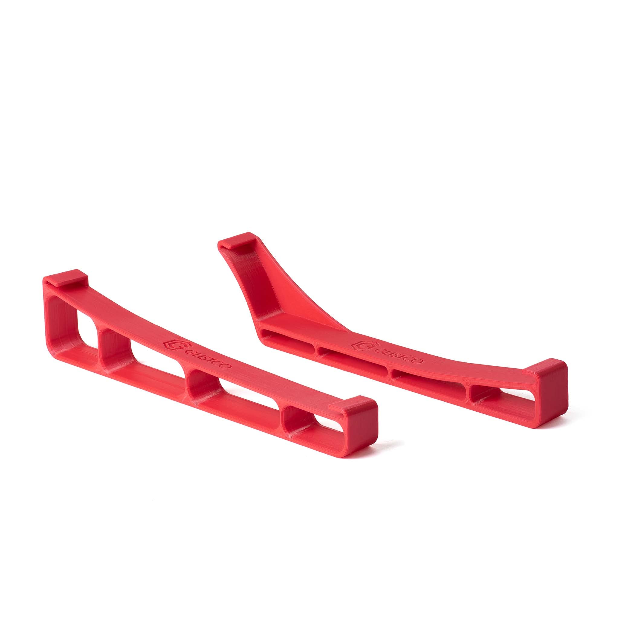 Glistco PS5 Horizontal Stand - Compatible with PlayStation 5 Disc Edition - Red Gaming Console Stand for Secure Storage & Display - Perfect for Living Room, Game Room & Entertainment Center Setup