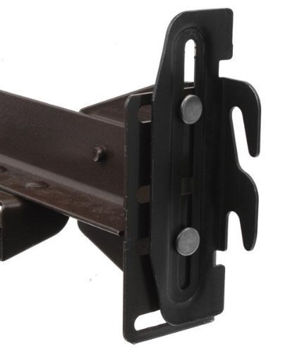 CAFORO Bed Frame to Headboard Conversion Bracket Adapter Kit - 35 Down Hook Plates, Pack of 4 - Easy Headboard & Footboard Attachment for Bedroom Furniture Assembly & Upgrade