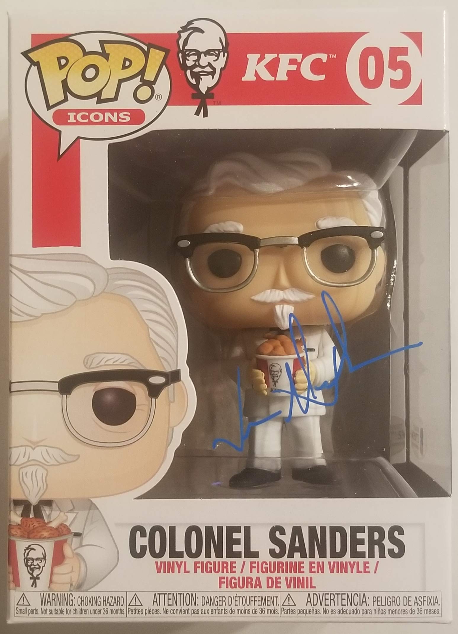 JASON ALEXANDER Signed COLONEL SANDERS KFC FUNKO POP! Vinyl Figure with COA - Limited Edition Collectible for Pop Culture Fans & KFC Memorabilia Collectors - Perfect for Display, Gifts, and Autograph Collections