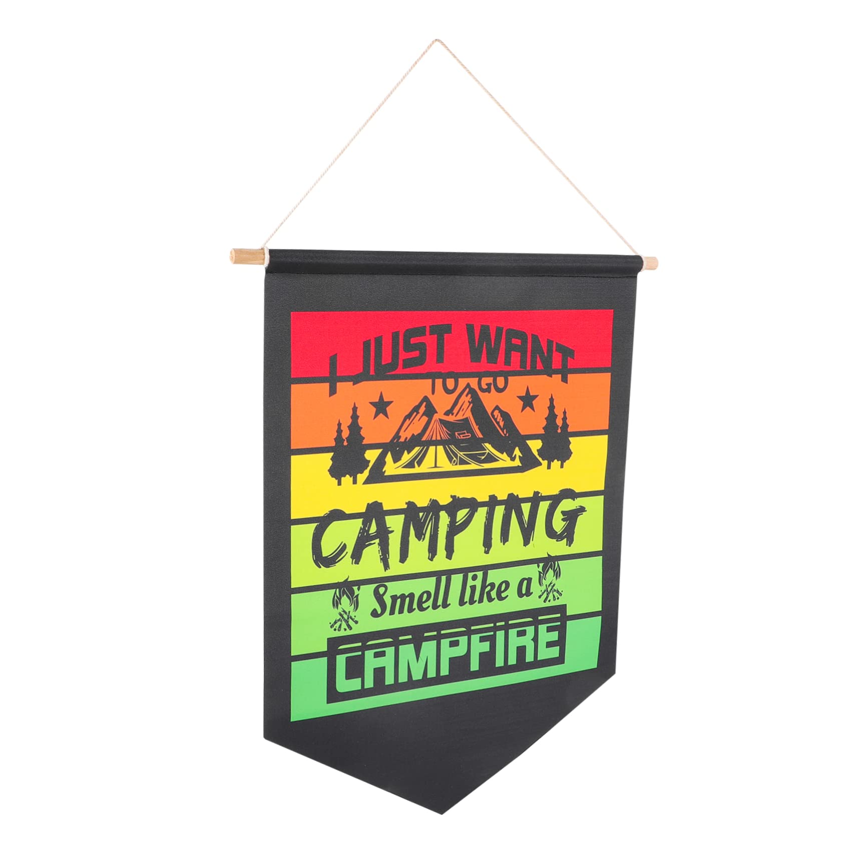 Premium Mipcase Camping Pennant Flag - Durable Oxford Cloth Outdoor Yard Banner for Camping Decor & Picnic Parties - Perfect for Backyard BBQs, RV Trips & Outdoor Adventures
