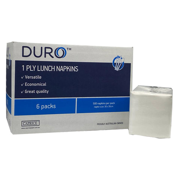 Premium Caprice Duro 1-Ply Lunch Napkins 12