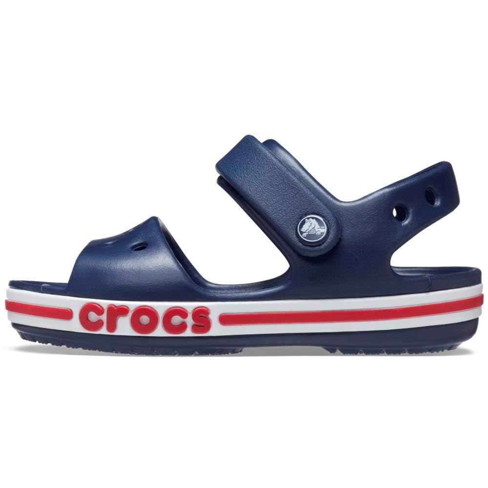 Crocs Unisex-Child Bayaband Sandals | Comfortable Kids Water Shoes for Beach, Pool & Outdoor Play