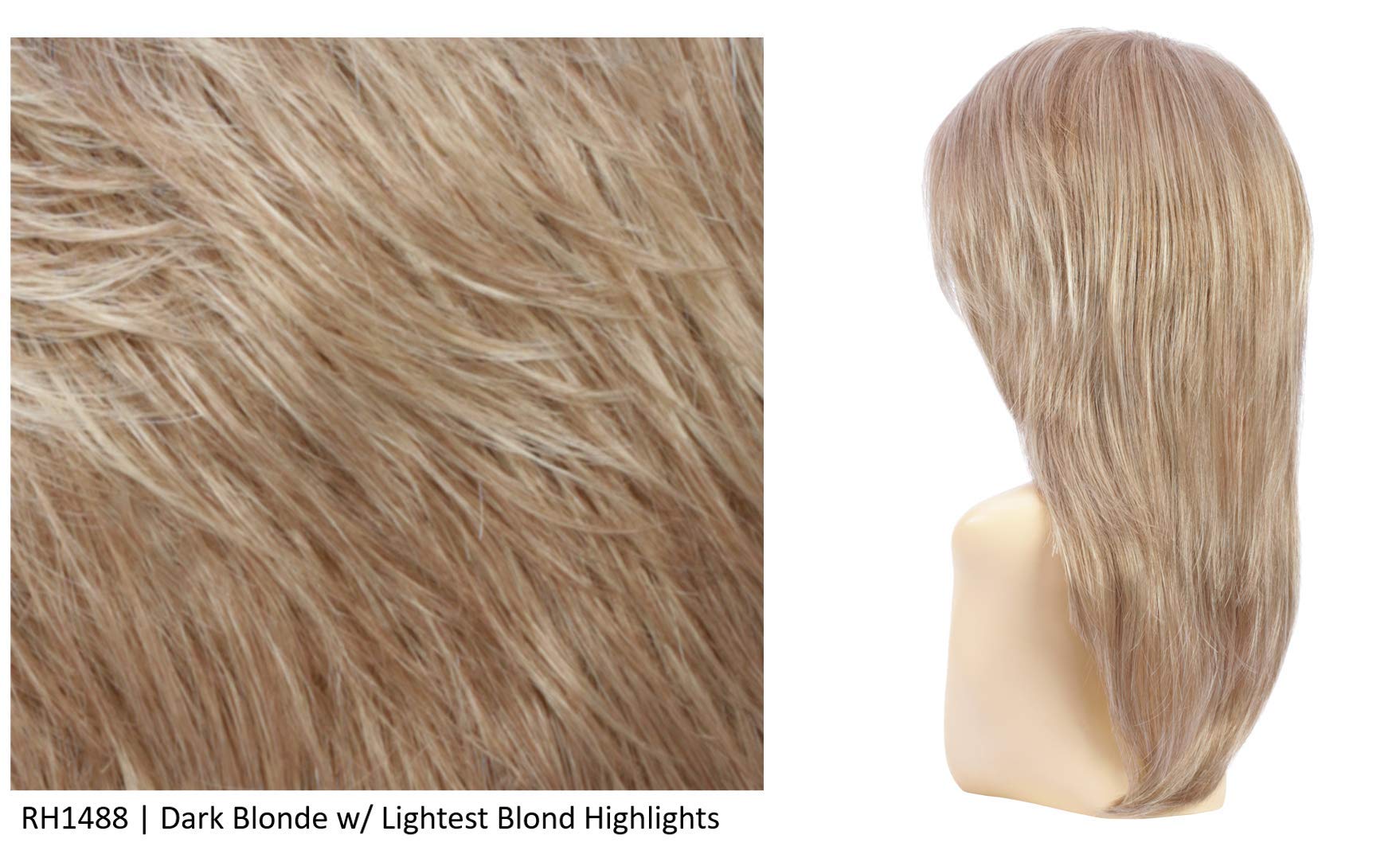 Estetica Hallie Front Lace Wig 5-Piece Bundle with Wig Liner, Wide Tooth Comb, Belle of Hope Luxury Shampoo & Care Guide (RH1488) - Perfect for Daily Wear, Cosplay & Hair Loss Solutions