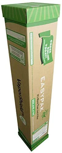 EasyPak 4' VaporShield Standard Lamp Recycling Box - Eco-Friendly Fluorescent Bulb Disposal Container for Safe Mercury Storage | Perfect for Offices, Schools & Recycling Centers