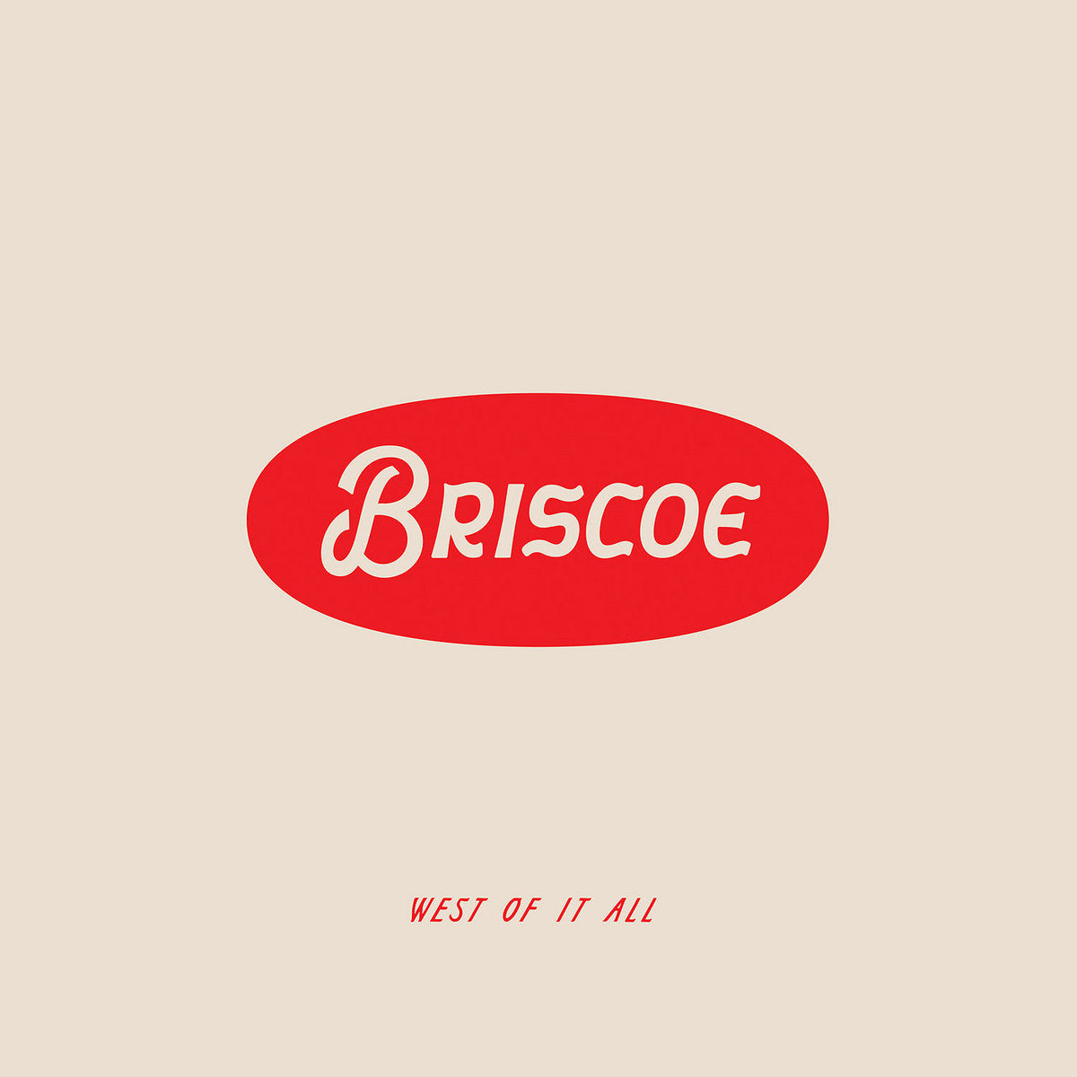 Briscoe - West Of It All (Texas Edition Red & White Swirl Vinyl LP) | Limited Edition Country Music Record for Collectors & Music Lovers | Perfect for Home Listening, Gifts & Vinyl Collections