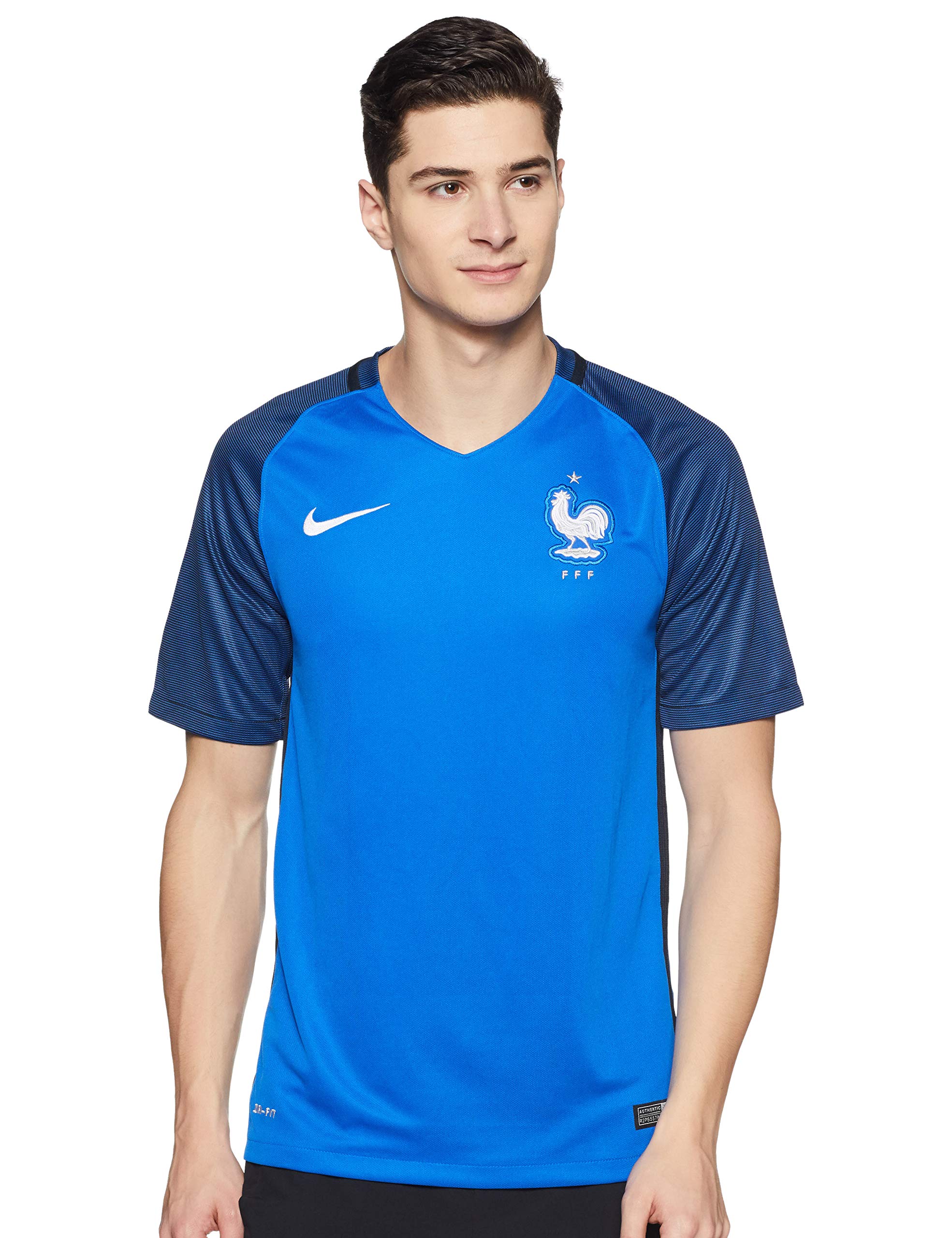 Nike France Men's Home Soccer Jersey 2023 - Authentic Football Shirt for Fans & Players - Perfect for Matches, Training & Casual Wear