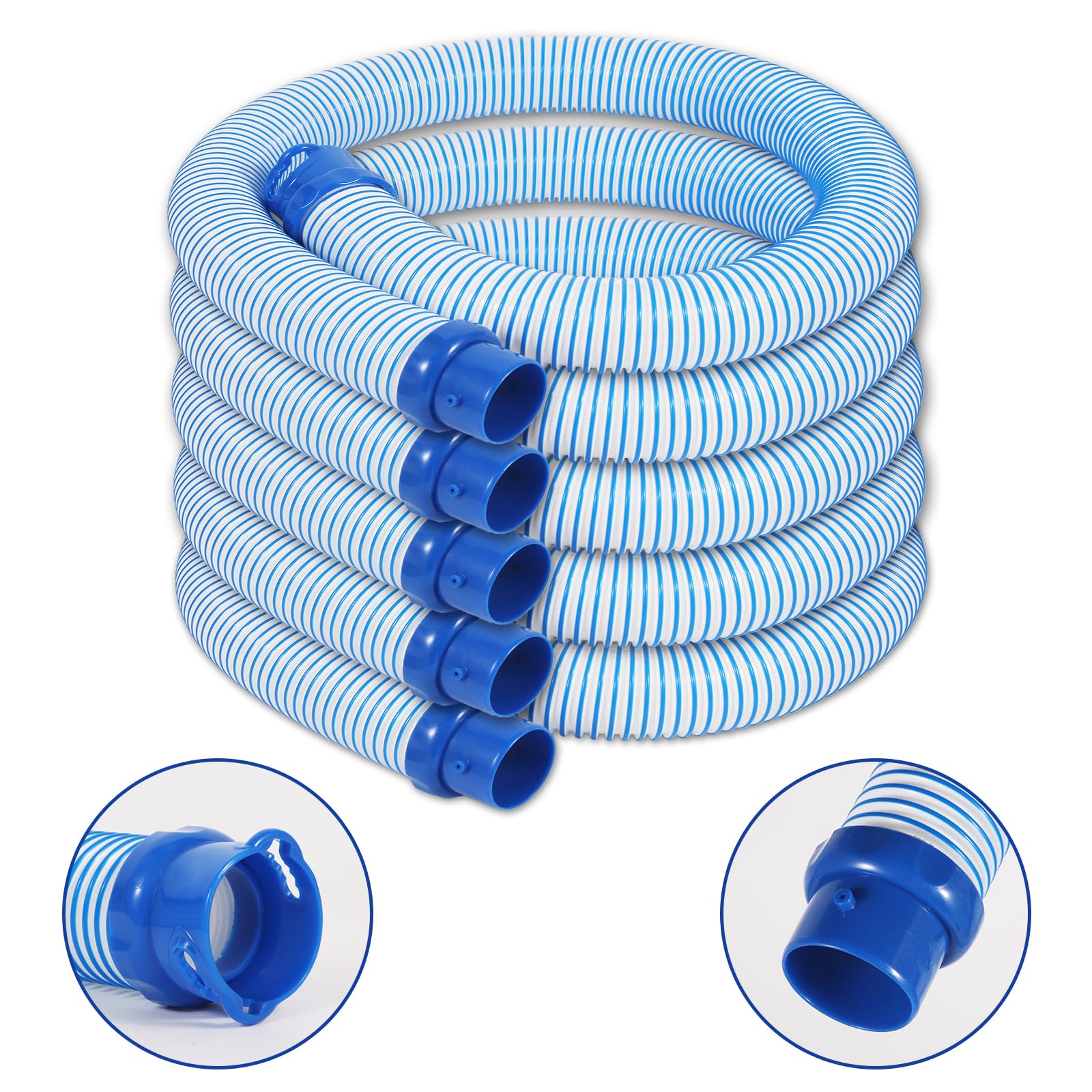 39 Inch R0527700 Pool Hose Replacement Kit for Zodiac MX6 MX8 - 5 Pack Twist Lock Pool Cleaner Hose for Efficient Above Ground & Inground Pool Maintenance