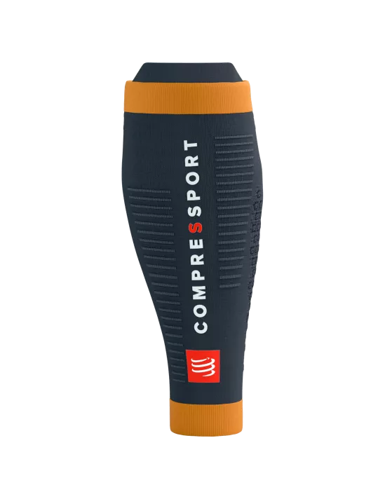 Compressport Unisex R2 3.0 Running Socks - Magnet/Autumn Glory - Performance Athletic Socks for Marathon, Trail Running & Workouts