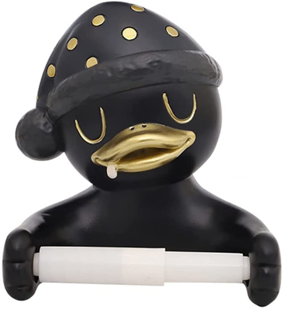 Creative Duck Toilet Paper Holder - Wall Mounted Bathroom Decor, No Drill Installation for Easy Setup - Perfect for Modern Homes, Apartments & Guest Bathrooms