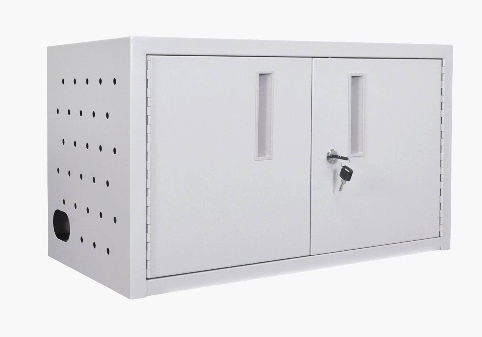 LUXOR LLTMW16-G Wall Mount & Desk Charging Station for 16 Tablets - Gray | Perfect for Schools, Offices & Conference Rooms