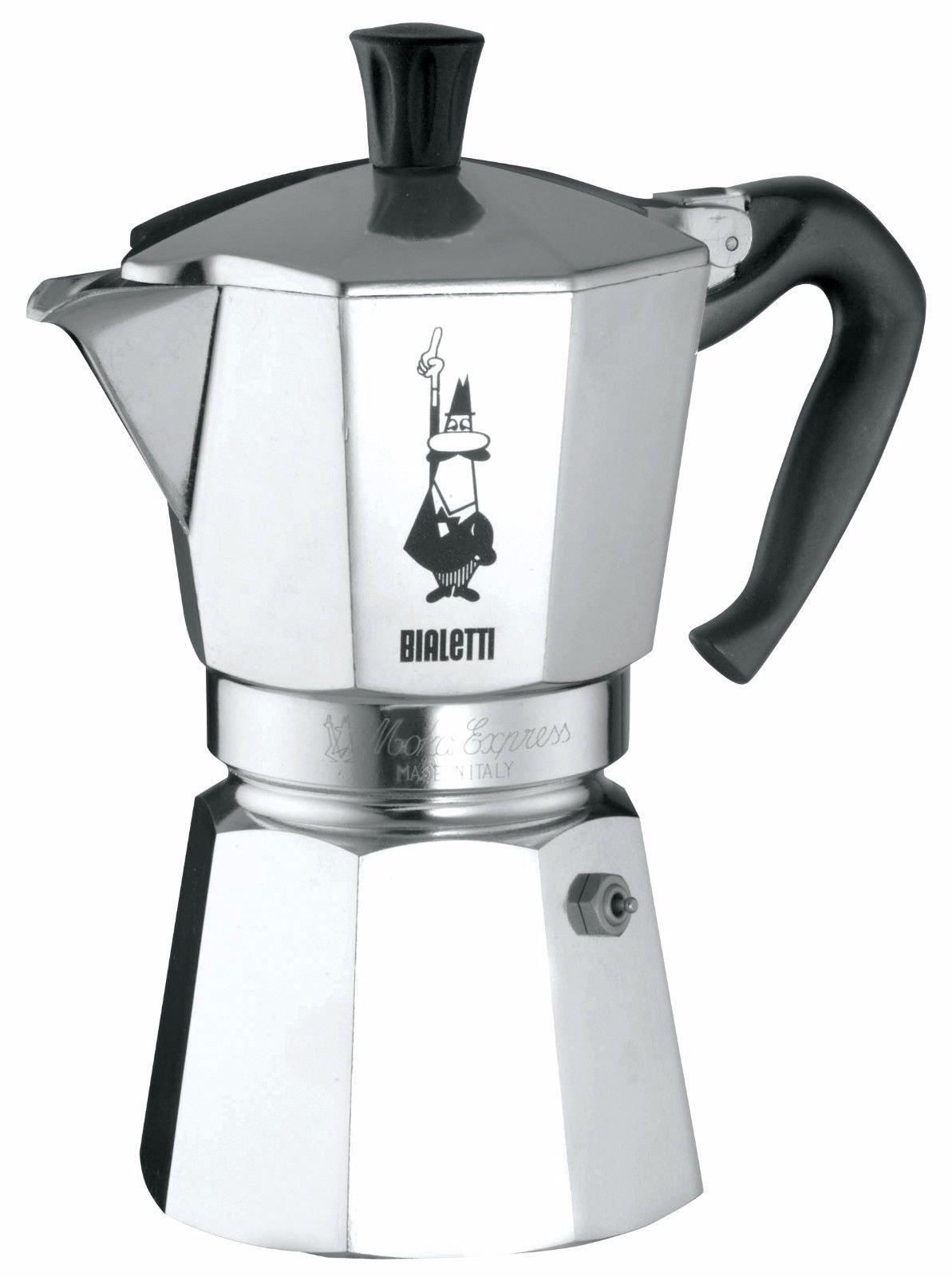 Bialetti Moka Express Stovetop Espresso Maker - 9 Cup (14 Oz/420ml) Aluminum Italian Coffee Pot for Authentic Espresso - Perfect for Home Brewing, Camping & Gifts (Silver)