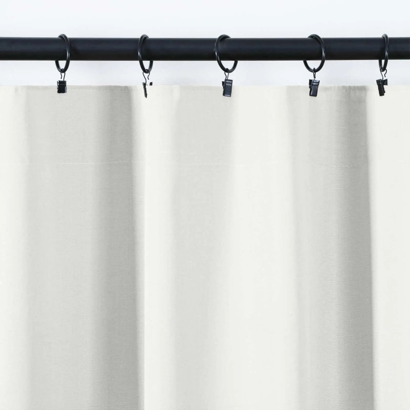 Premium Solid Acrylic Outdoor Curtains - Waterproof & UV Resistant Patio Drapes for Porch, Deck, and Poolside Privacy - Heavy Duty Weatherproof Window Treatments for Sun Protection and Decoration