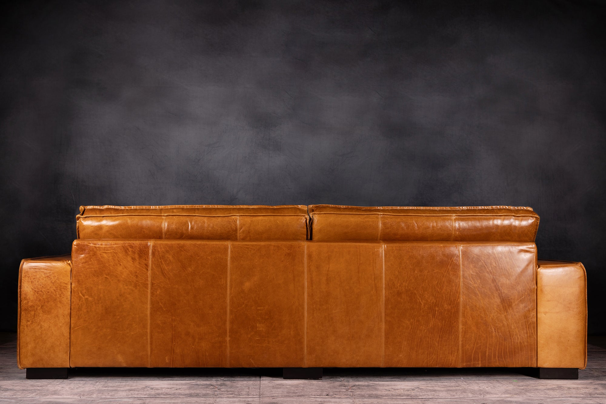 Royal Admiral Genuine Leather Sofa - Modern Luxury Living Room Furniture for Home & Office Comfort