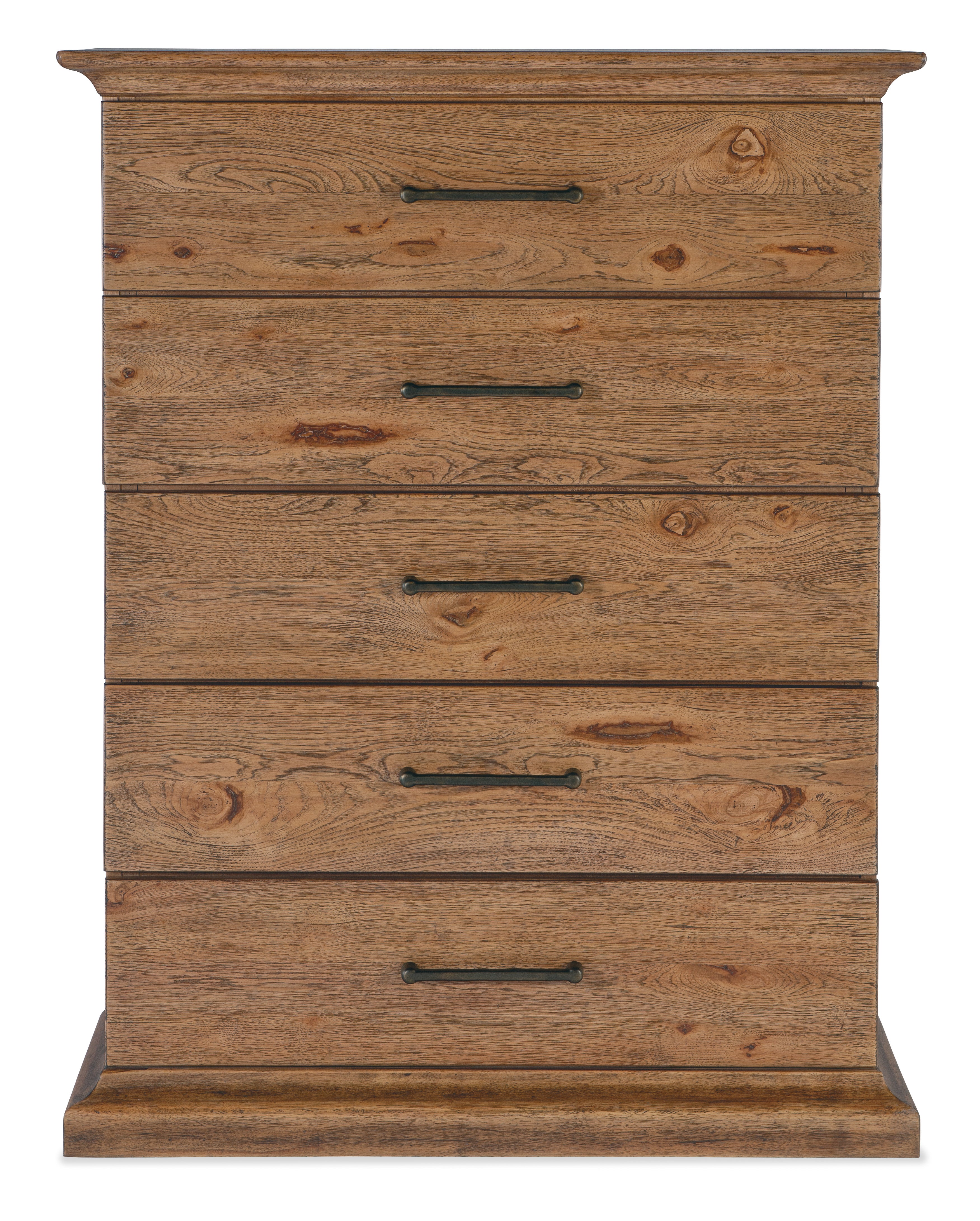 Big Sky 5-Drawer Chest - Solid Wood Dresser for Bedroom & Living Room Storage | Organize Clothes, Toys & Home Essentials