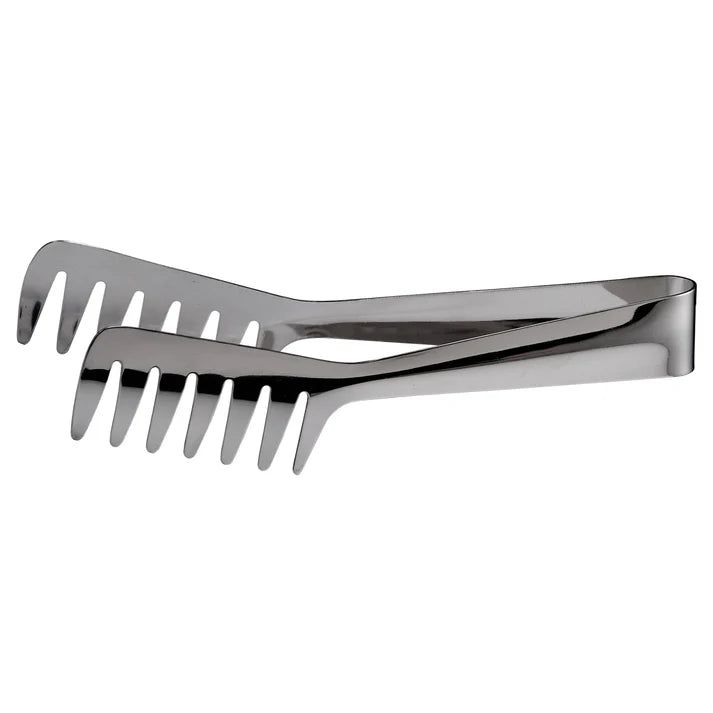 Winco ST-8 Stainless Steel Spaghetti Pasta Tongs - Professional Kitchen Tool for Cooking, Serving & Salad Tossing - Ideal for Restaurants, Home Chefs & Italian Cuisine Lovers