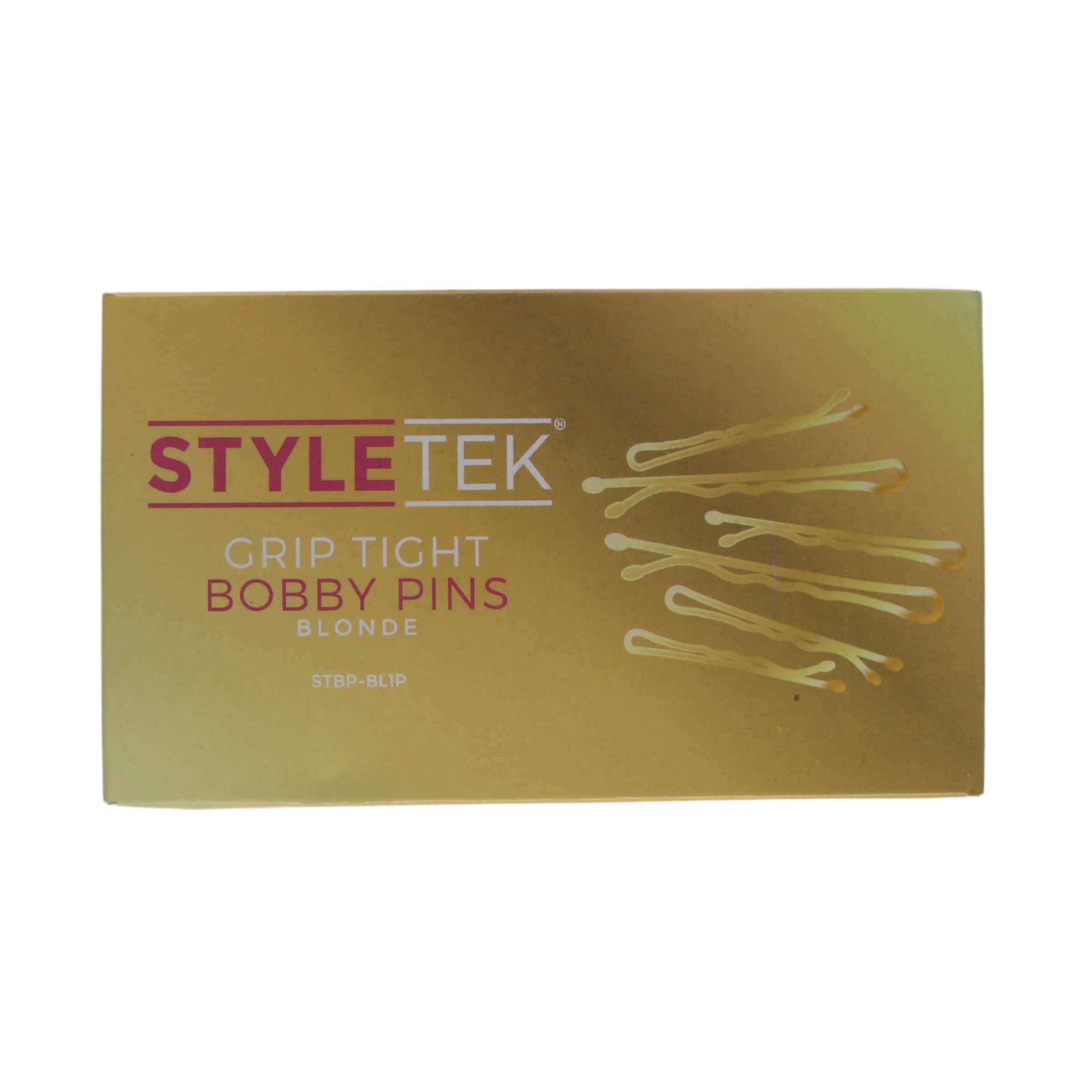 Styletek Grip Tight Heavy Duty Bobby Pins - Blonde Gold 1 Lb (100 Count) - Strong Hair Pins for Thick Hair, Updos, Braids & Bun Hairstyles