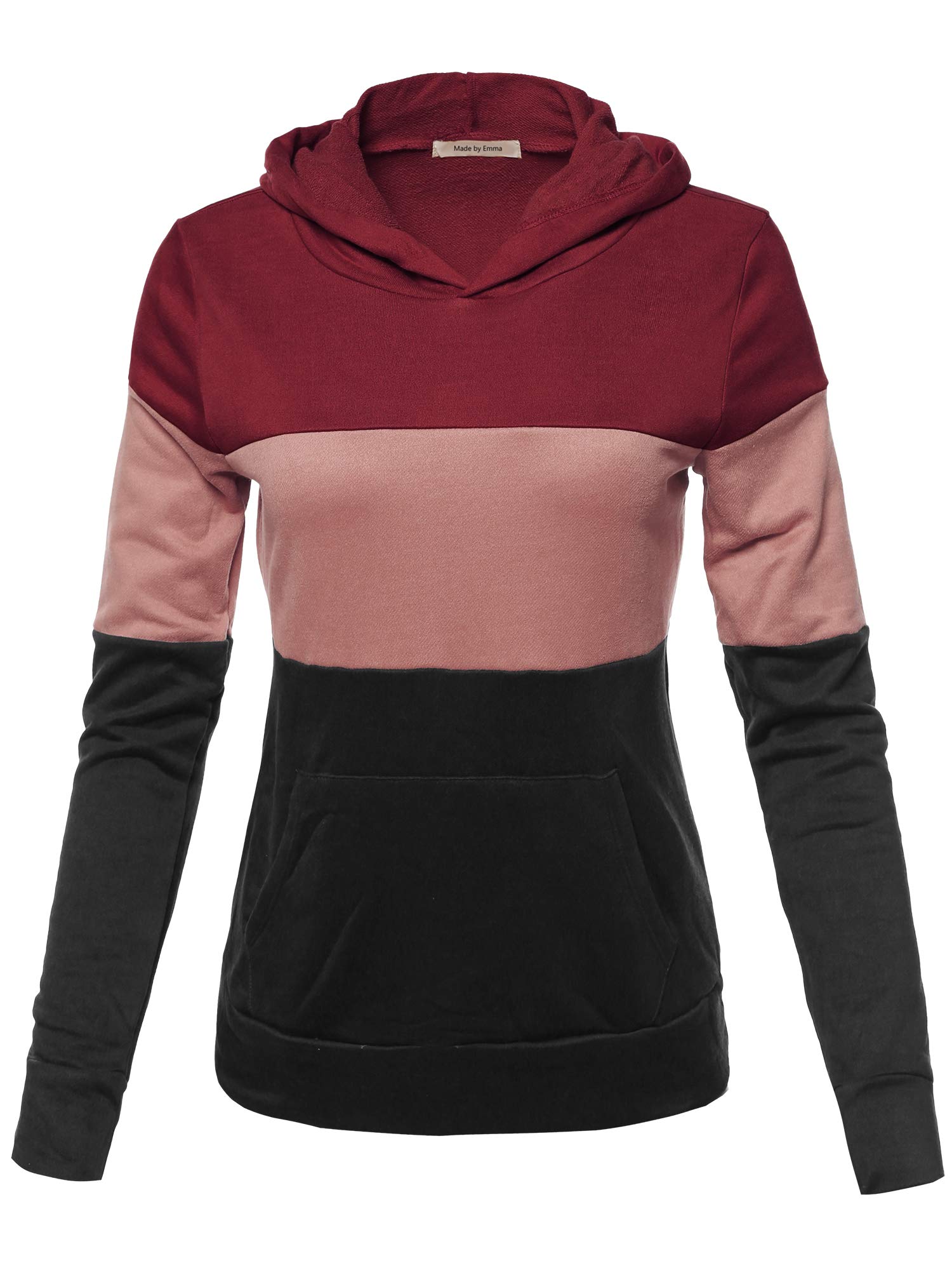 Emma Women's Classic French Terry Zip Up Hoodie - Cozy & Stylish Pullover for Casual Wear, Gym, and Outdoor Activities