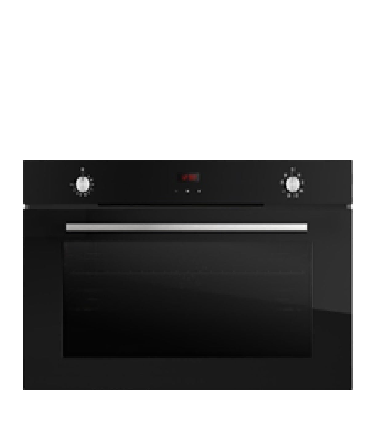 Premium 90cm Built-In Gas Oven in Black - Italian Craftsmanship for Professional Kitchens & Home Chefs | Perfect for Baking, Roasting & Gourmet Cooking