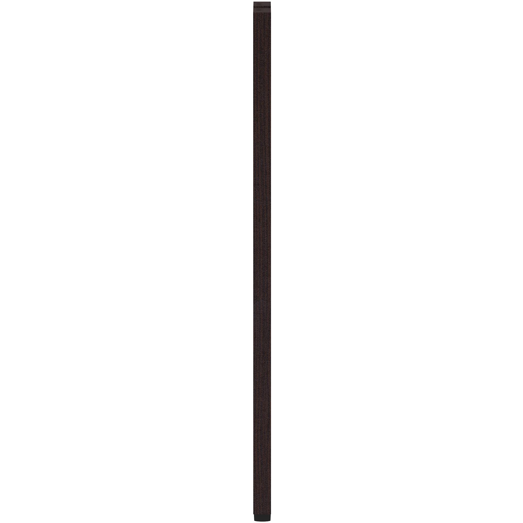 Lorell Espresso Laminate Desk Leg - Compact Home Office Furniture