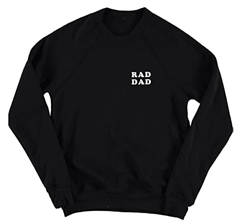 Suburban Riot Rad Dad Men's Crewneck Sweater - Heather Grey Pullover for Casual Wear & Outdoor Adventures