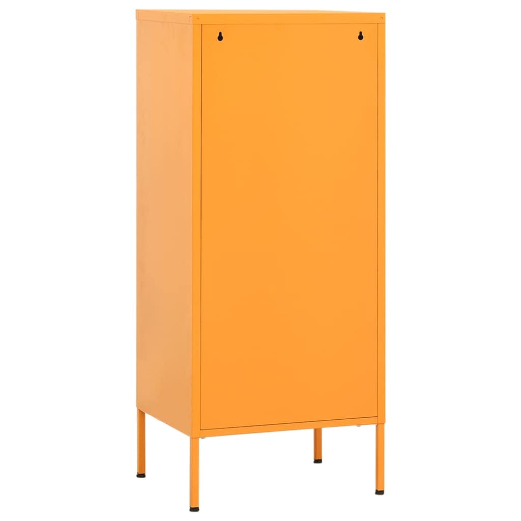Mustard Yellow Steel Storage Cabinet 16.7