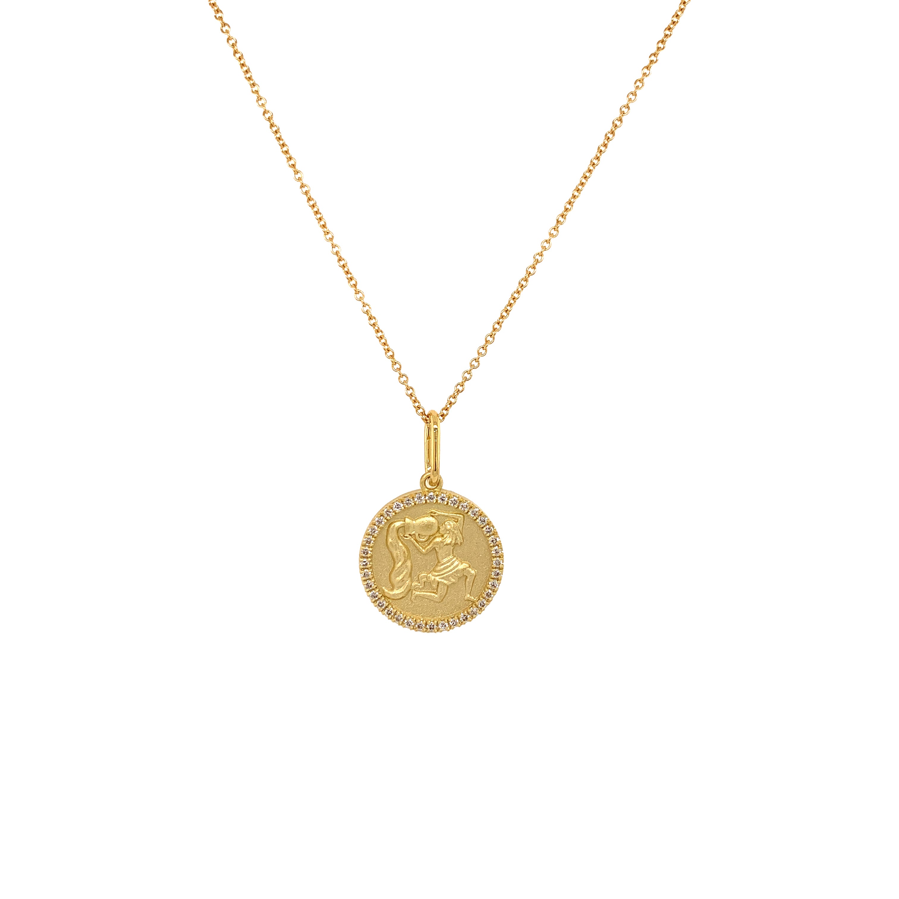 Stylish Aquarius Zodiac Pendant Necklace for January 21 - February 19 Birthdays | Perfect Gift for Astrology Lovers & Horoscope Enthusiasts | Ideal for Daily Wear, Special Occasions & Birthday Presents