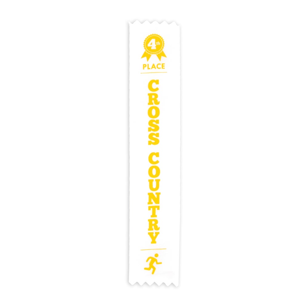 HART Cross Country Running Ribbons - High-Quality Athletic Awards for Track Meets, School Sports Events & Competitions