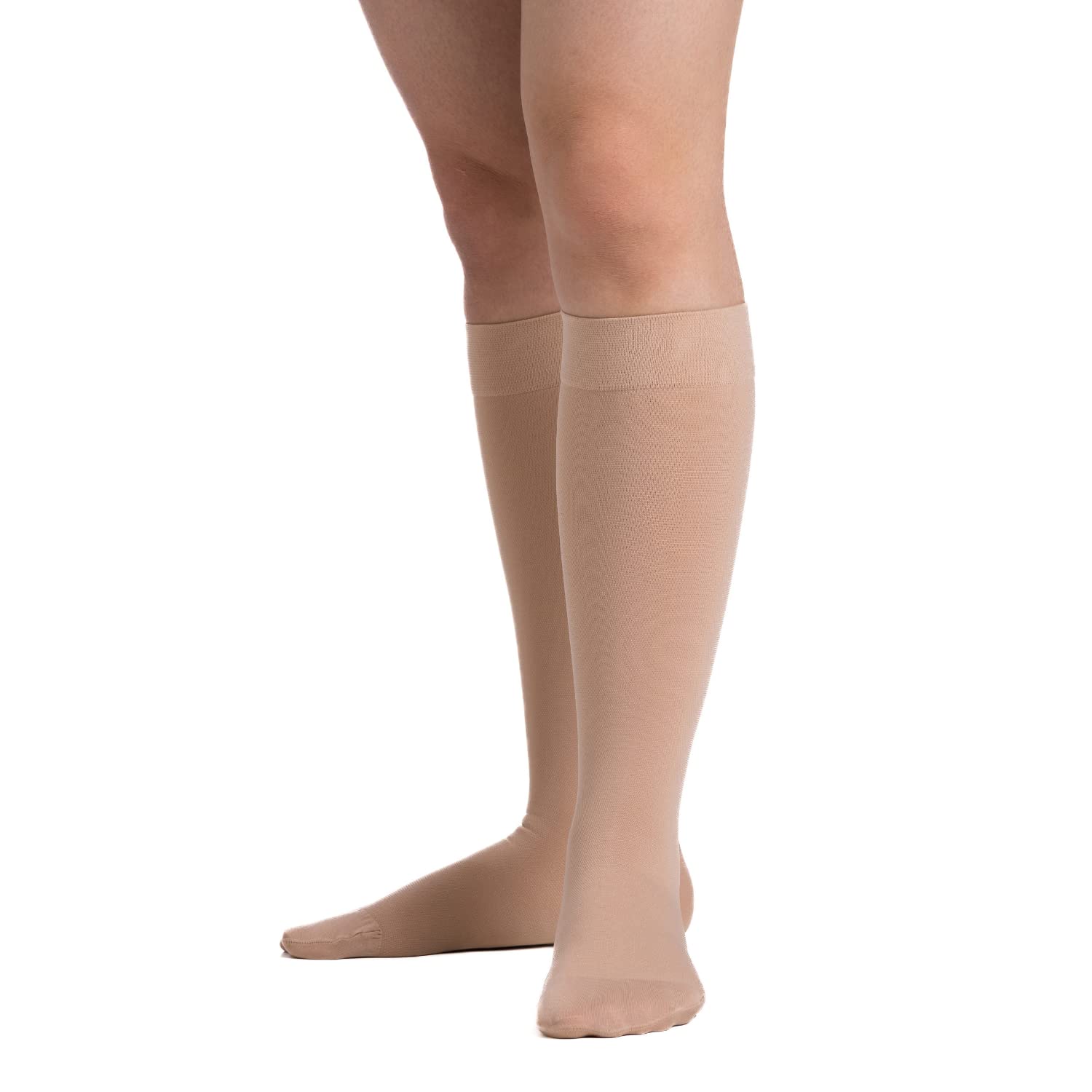 EvoNation 30-40 mmHg Graduated Compression Socks for Men & Women - Extra Firm Support for Running, Travel & Circulation - Medical Grade Knee High Compression Stockings