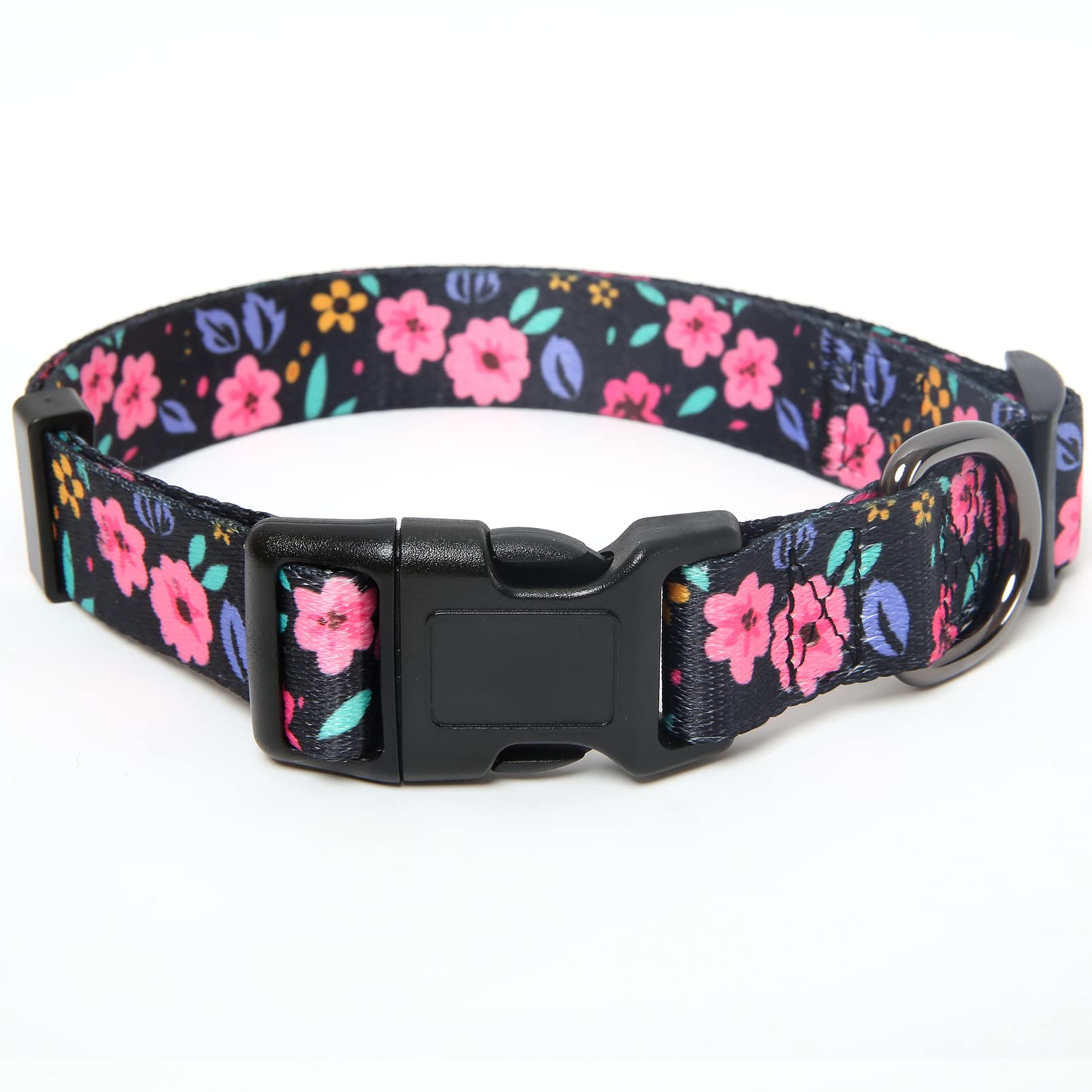 **Timos Adjustable Soft Dog Collar with Metal Buckle for Small, Medium & Large Dogs - Perfect for Walking, Training & Everyday Use**