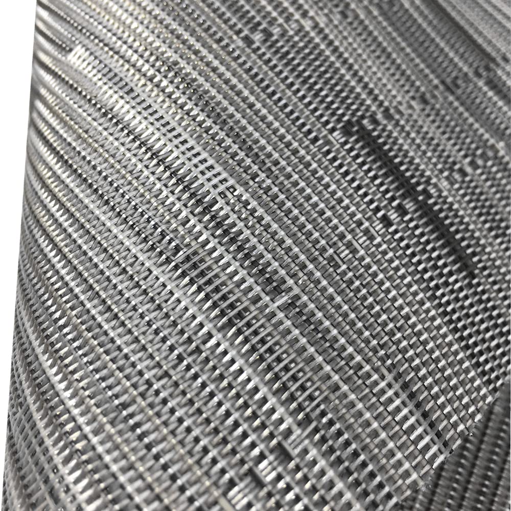 WAZAIGUR 15 Inch Round Placemats Set of 4 - Woven Vinyl Table Mats for Kitchen & Dining, Heat Resistant & Easy to Clean (Silver Grey) - Perfect for Everyday Meals, Dinner Parties, and Holiday Gatherings