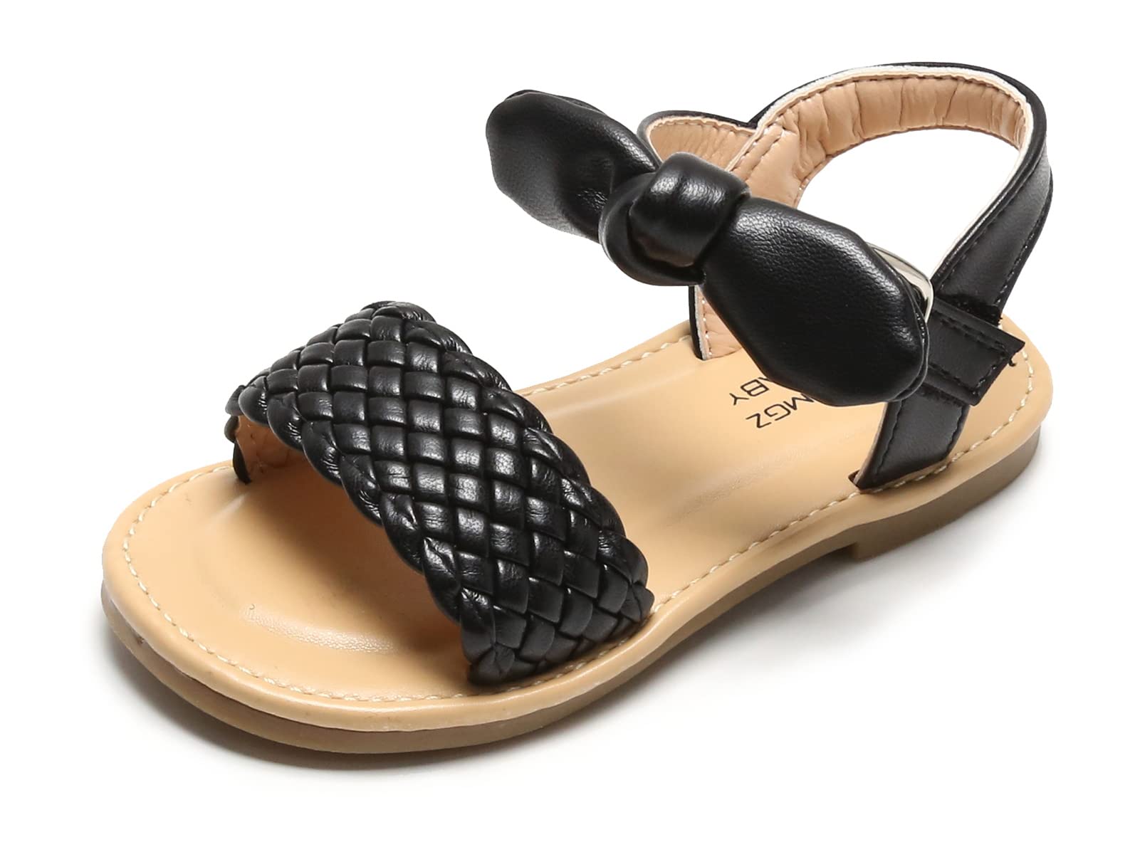 SEAUR Girls & Boys Toddler Sandals - Soft PU Leather Flat Summer Sandals for Kids, Baby & Toddler - Perfect for Outdoor Play, Beach & Casual Wear